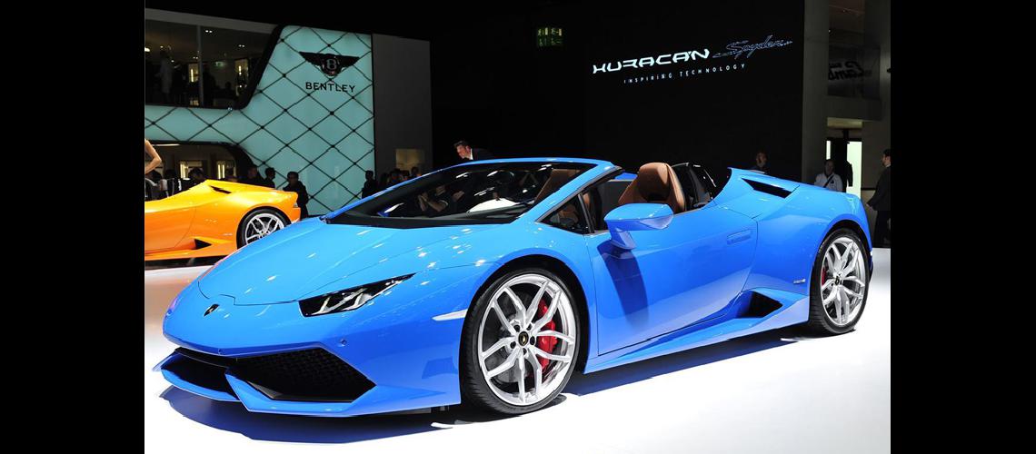 En Saloacuten de Frankfurt presentaron el nuevo Lamborghini Huracaacuten - Spyder