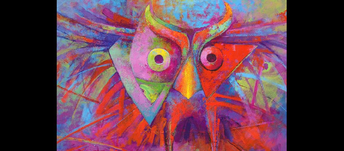 Abre muestra pictoacuterica  del artista Viacutector Montoya 