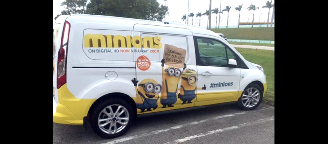 Minionwagon el vehiacuteculo  oficial de los Minions