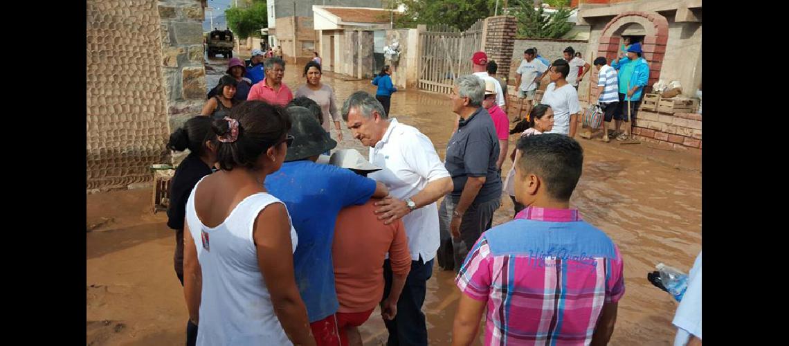 Morales coordinoacute el operativo de emergencia en Tilcara