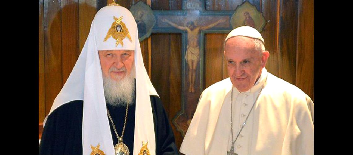 El papa Francisco se reunioacute con el patriarca ortodoxo ruso en Cuba