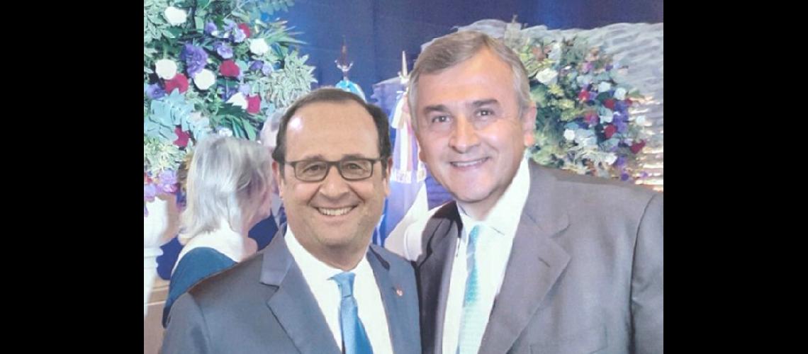El Gobernador Morales dialogoacute con Hollande