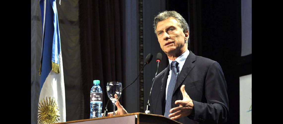 Advertencia de Macri  por los fondos buitre