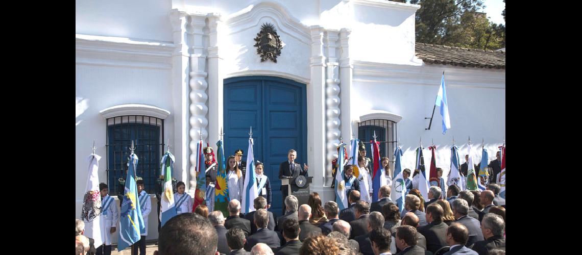 Mauricio Macri encabezoacute los actos del Bicentenario 