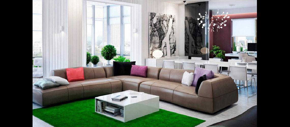 Coacutemo decorar salones irregulares