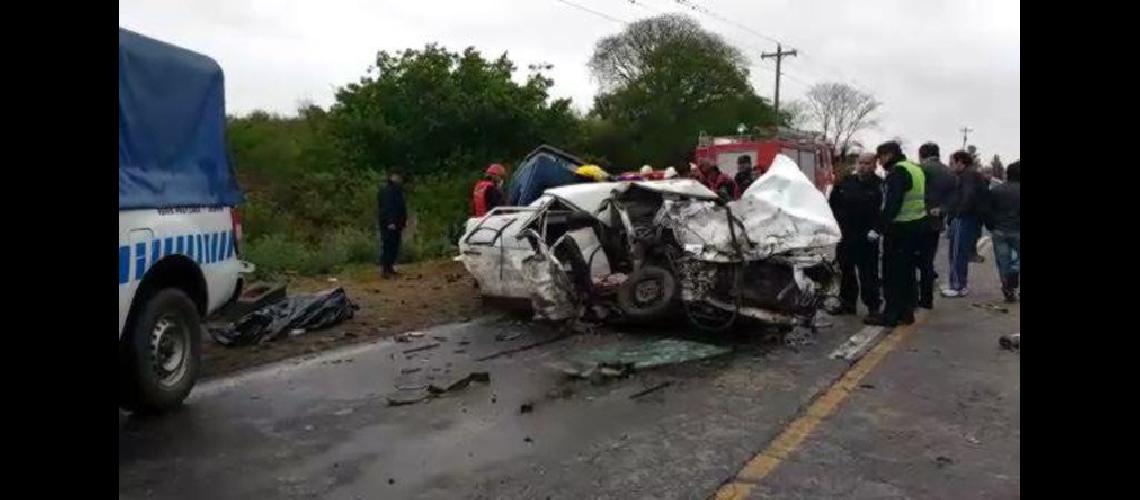 Choque frontal en Severino origina tres viacutectimas fatales