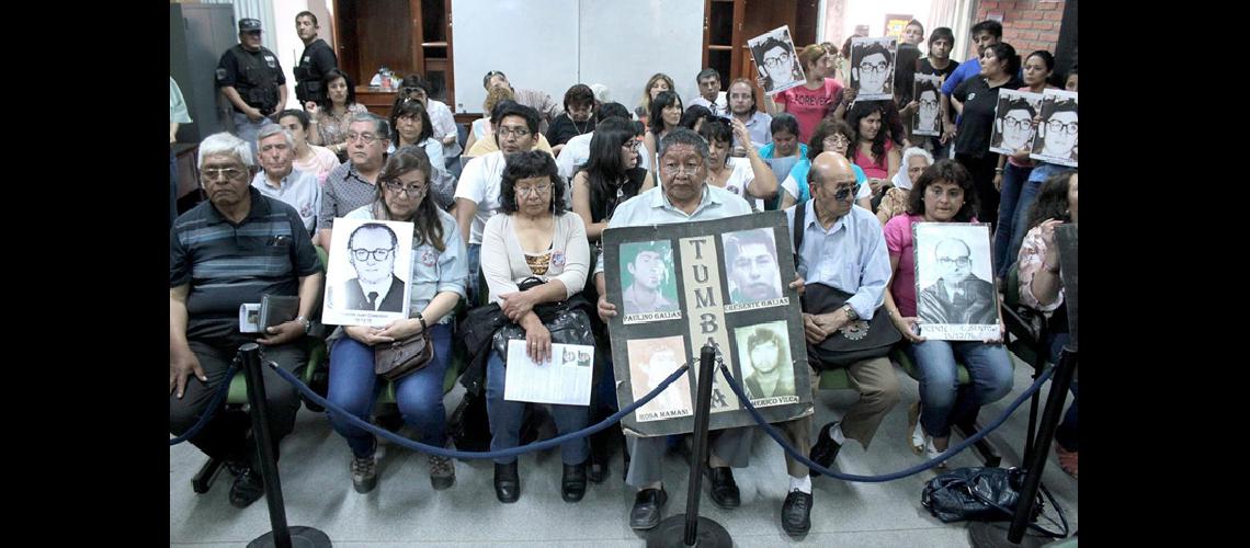 Alegatos en juicio por la causa de desaparecidos de Tumbaya