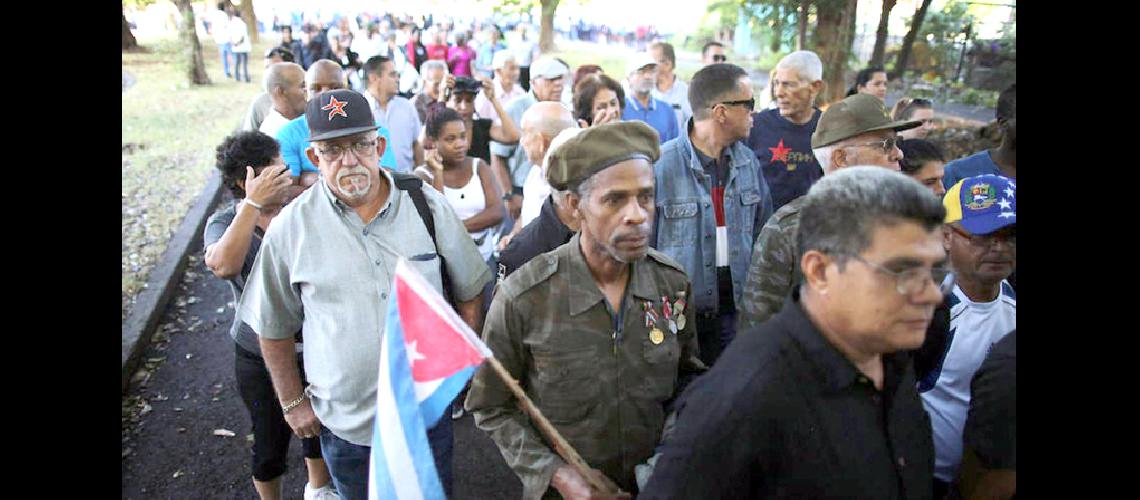 La Habana se despide de un retrato de Fidel Castro
