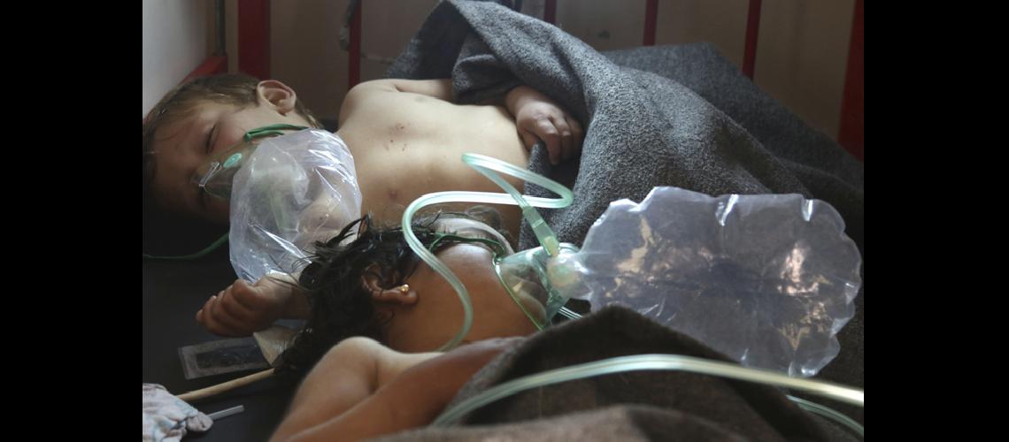 Ataque con armas quiacutemicas en Siria