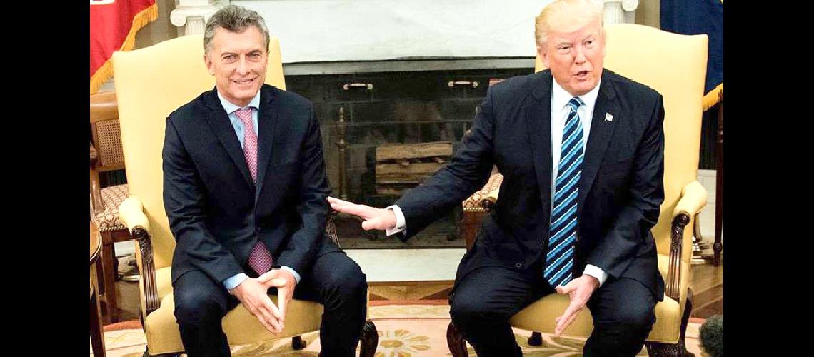 Macri recibioacute fuerte respaldo de Trump