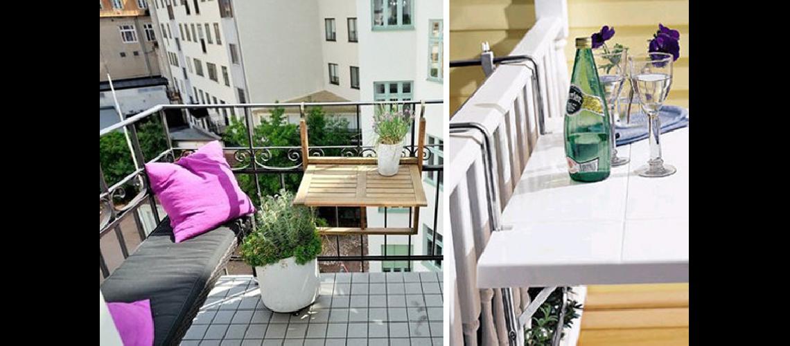 Grandes ideas para  pequentildeos balcones