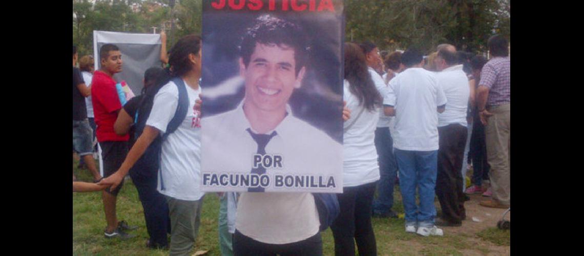 Una marcha para acelerar la causa por el homicidio de Facundo Bonilla
