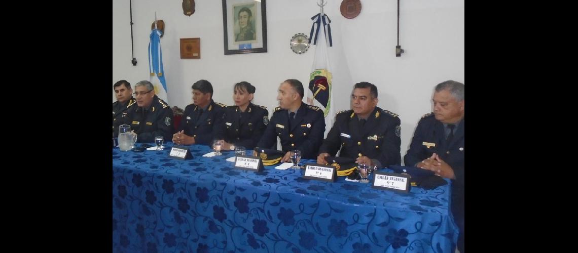 Presentaron a los nuevos jefes de unidades regionales