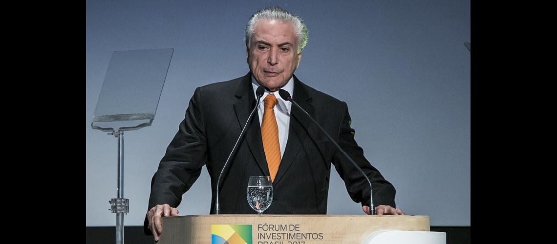 Temer busca apoyo en los empresarios