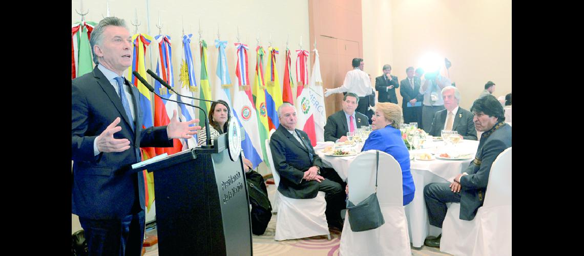 El Mercosur acordoacute un reclamo a Venezuela