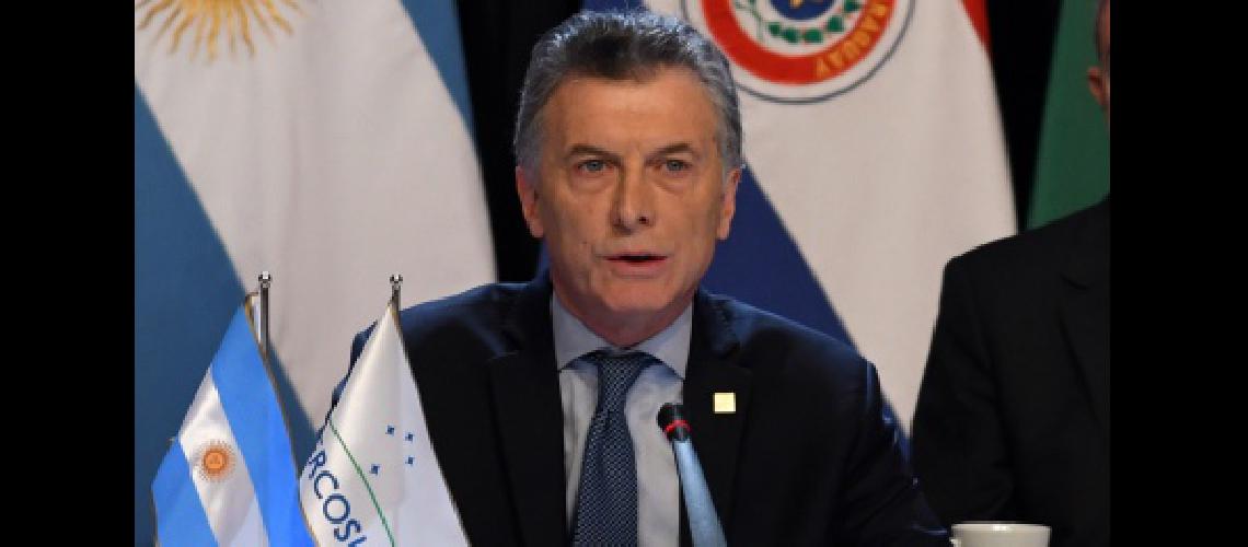 Macri- quotVenezuela tiene que ser suspendida definitivamente del Mercosurquot