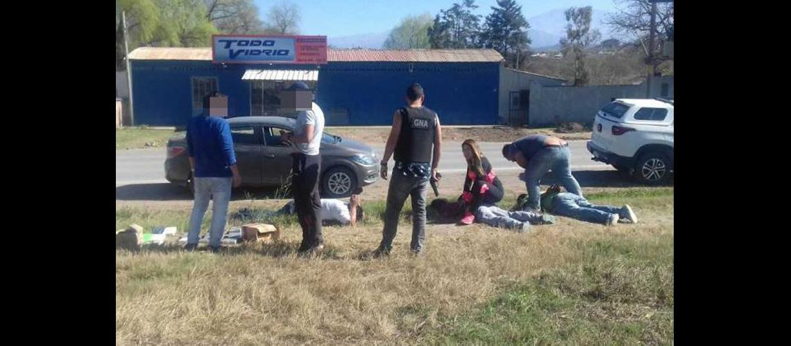 Interceptados con cocaiacutena