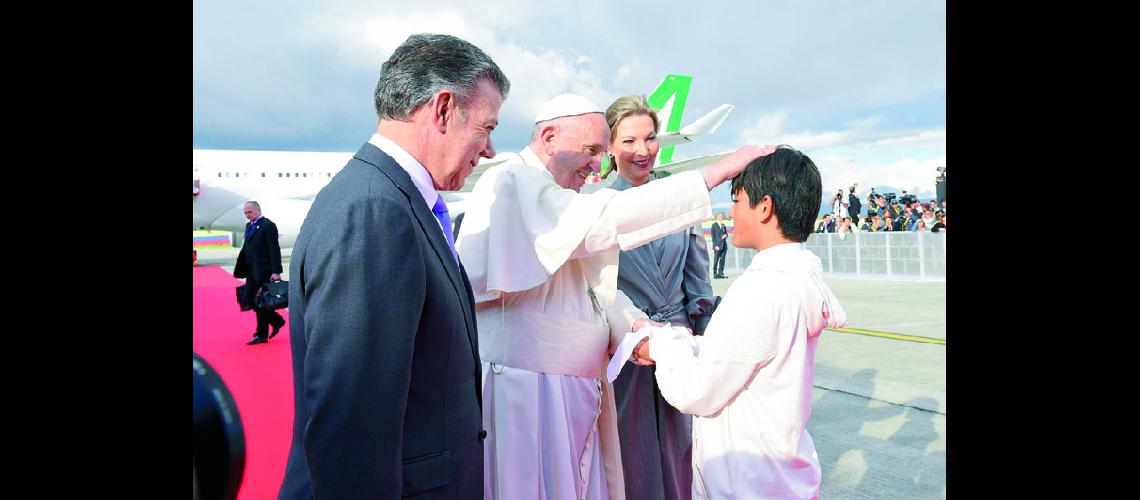 El Papa inicioacute el camino  para la paz en Colombia