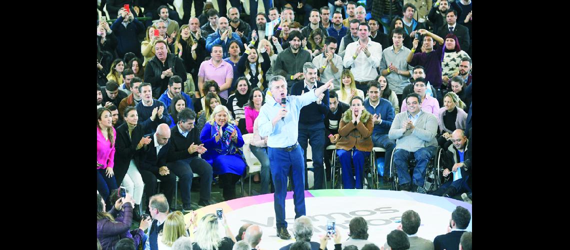 Macri encabeza actos en cierre de campantildea