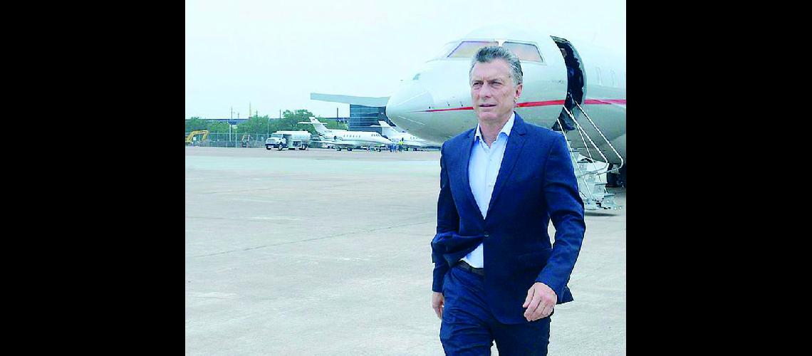 Macri viajoacute a  Estados Unidos