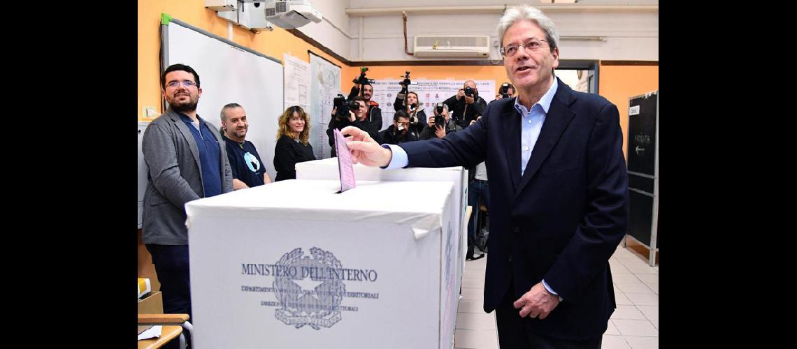 Los italianos votaron  por un nuevo gobierno