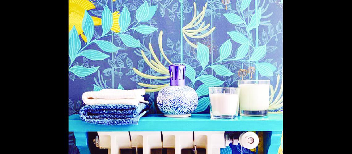 Bantildeo decorado  con papel pintado