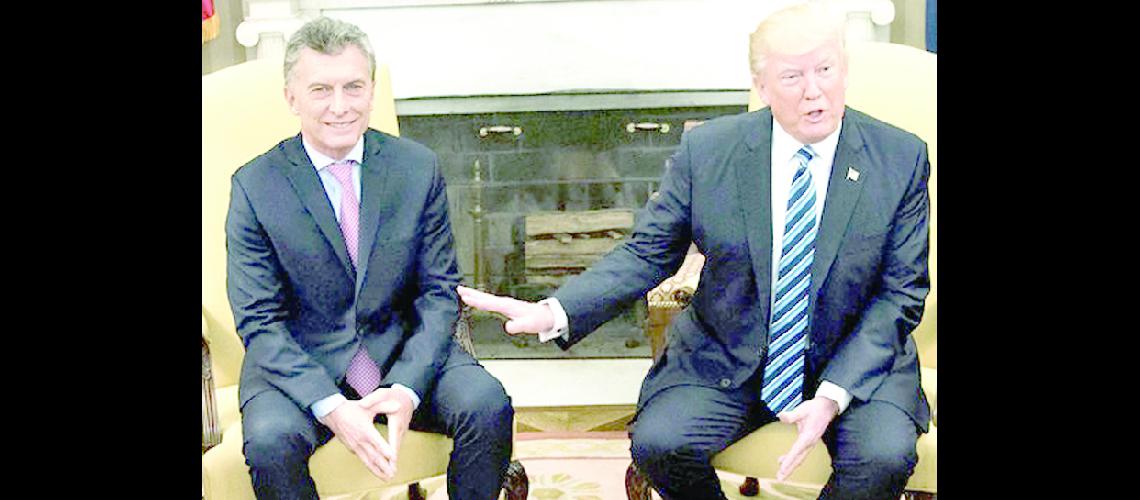 Respaldo de Trump  al presidente Macri