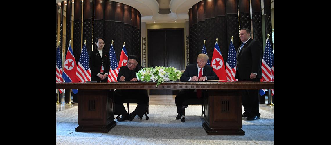 Para Trump #147ya no hay  una amenaza nuclear#148