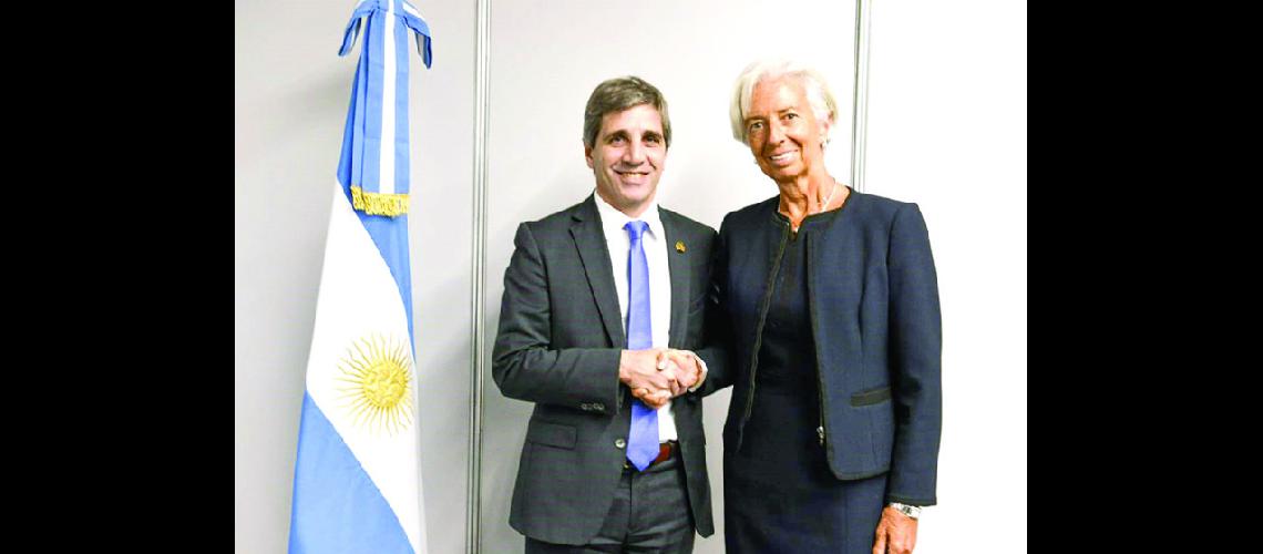 Lagarde y Caputo hablaron de la situacioacuten ecoacutenomica 