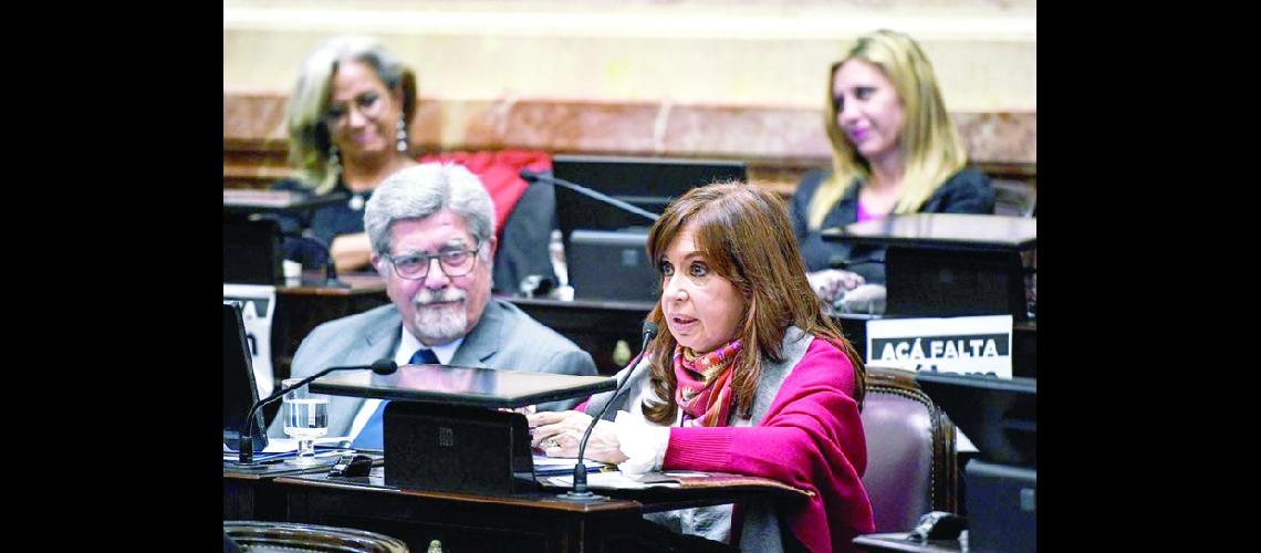 Marcha por desafuero de Cristina Fernaacutendez