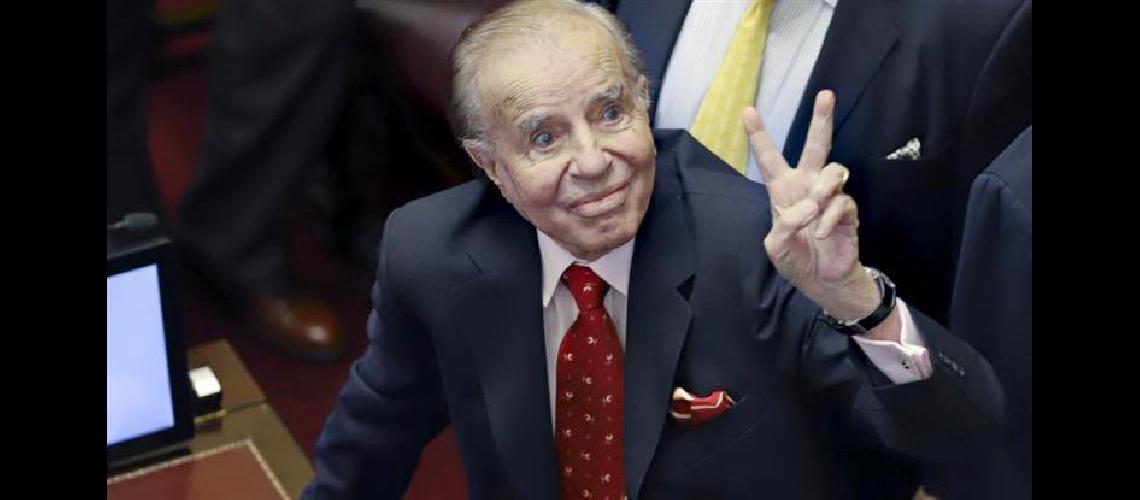 Menem absuelto en causa de la venta de armas