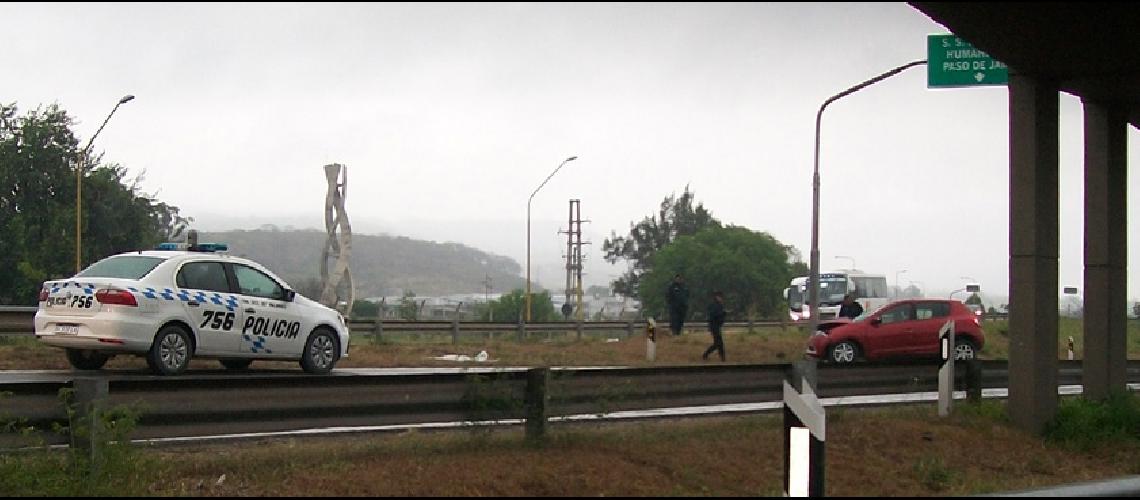 Accidente en Ruta 66 altura Nueva Terminal