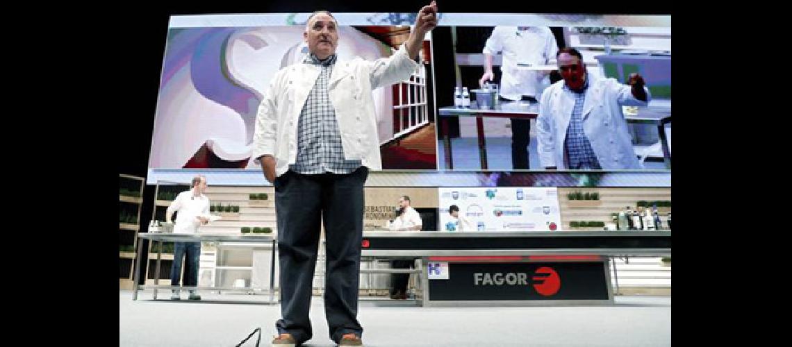 Chef espantildeol fue  nominado al premio  Nobel de la Paz 