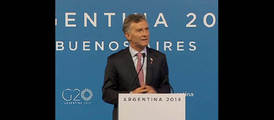 Macri celebroacute acuerdos alcanzados en el G20