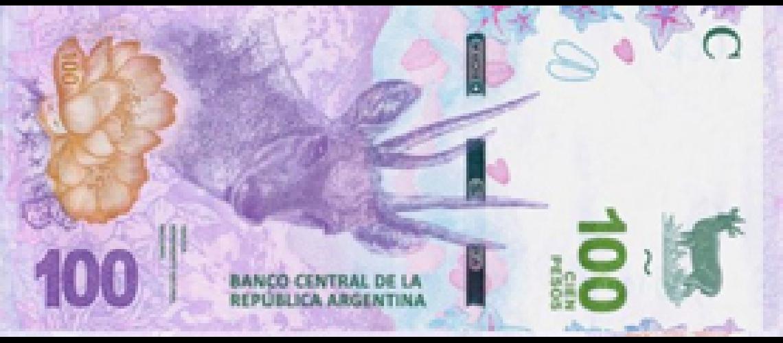 Detalles del nuevo billete de 100 pesos y de las monedas de 10
