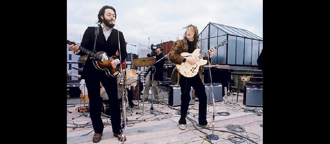 Los Beatles y los ecos del recital  en una terraza 50 antildeos despueacutes