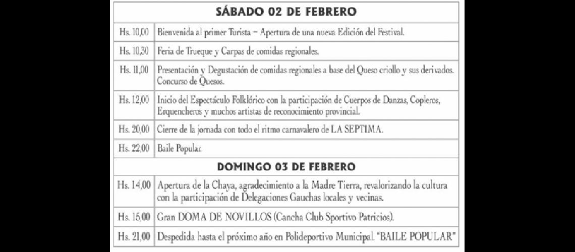 Puesto del Marqueacutes invita al 38deg Festival Folcloacuterico del Queso y la doma de Novillo