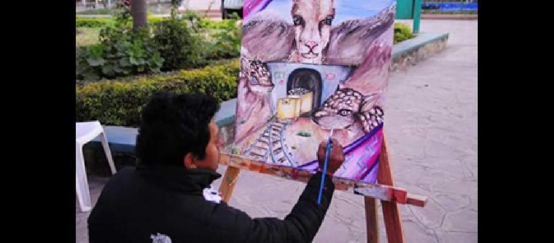 Joseacute Gabriel Guari inaugura muestra Tilcara