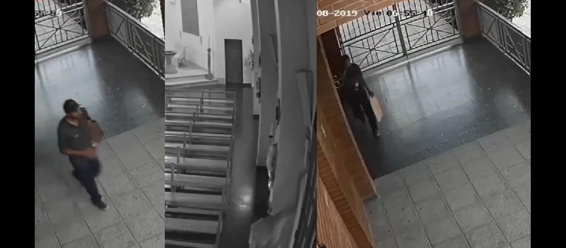 Video- robo en la parroquia San Pedro y San Pablo