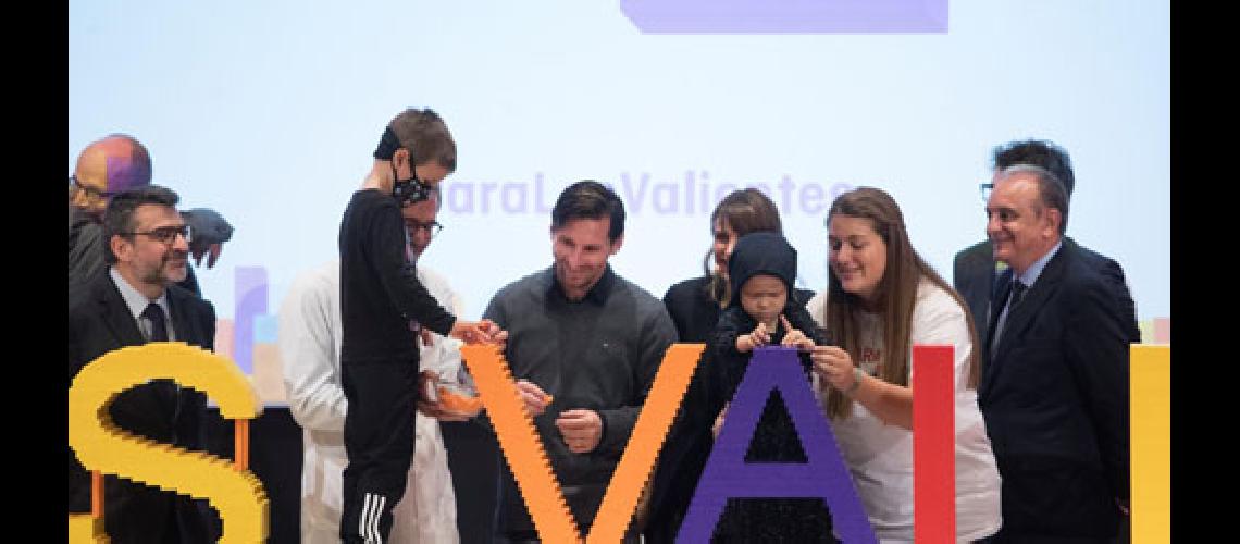 Millonaria donacioacuten de la Fundacioacuten Messi al Garraham