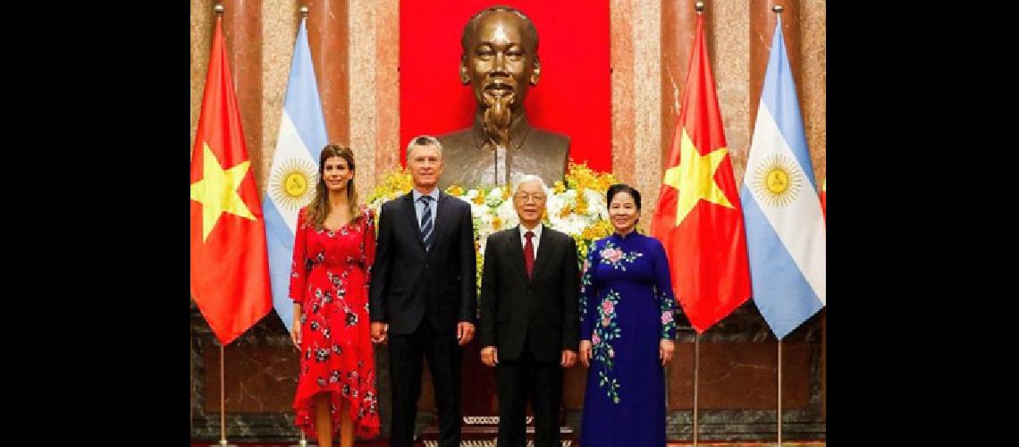 Macri acordoacute avanzar  hacia una asociacioacuten con Vietnam