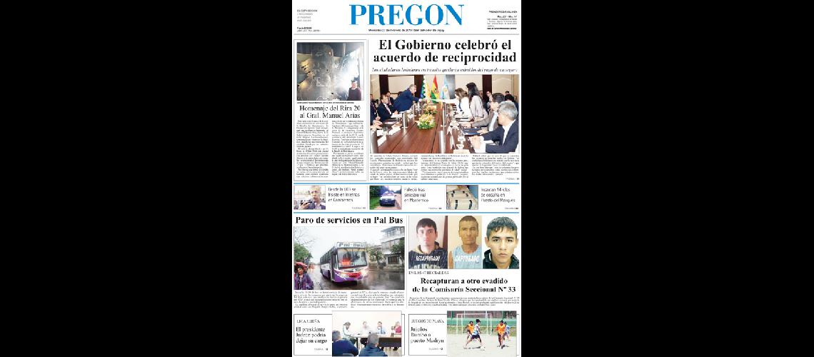 EDICION Miercoles 27 de febrero de 2019