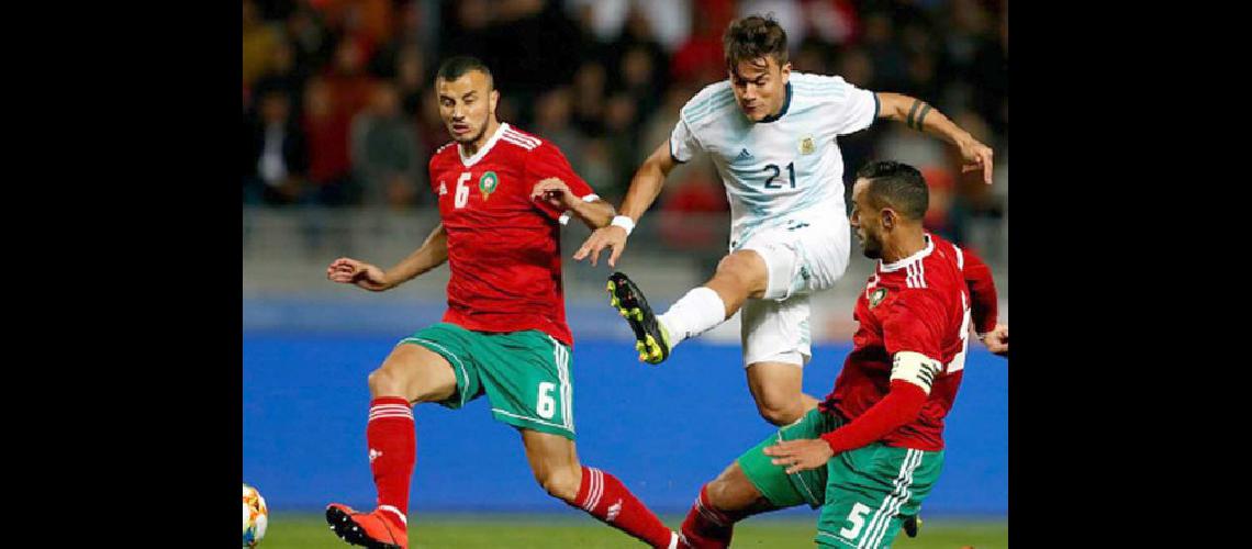 Argentina derrotoacute a Marruecos  en el uacuteltimo amistoso