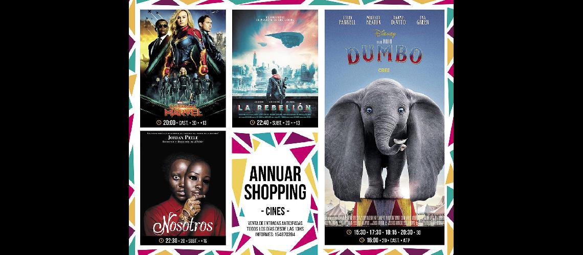 CARTELERA CINE ANNUAR SHOPPING