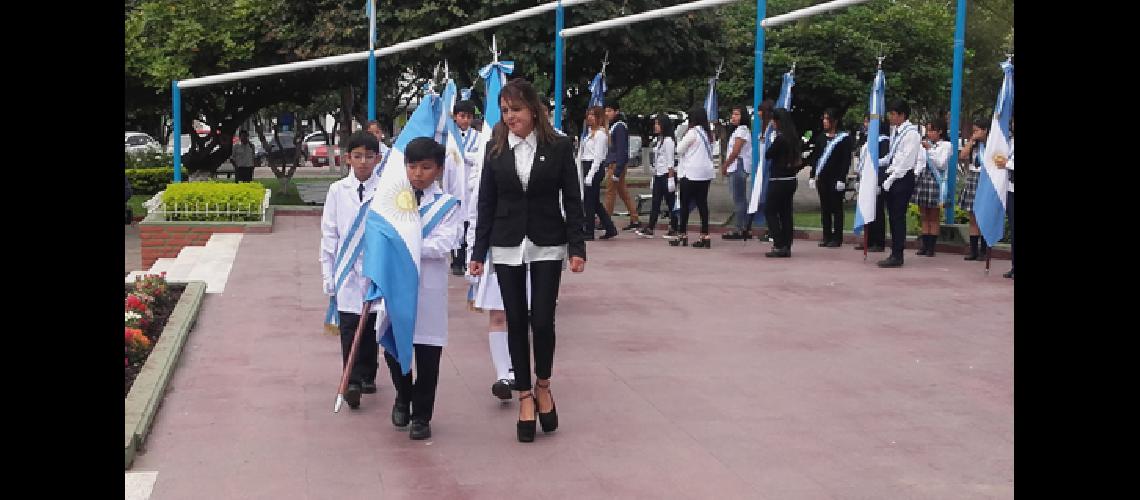 Con un acto en Plaza San Martiacuten  Perico celebroacute los 52 antildeos como ciudad 