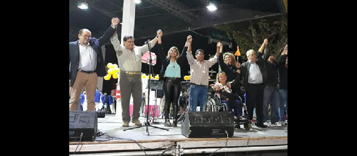 Presentaron a los  candidatos