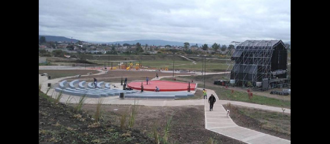 Gran festejo inaugural del Parque Belgrano en Alto Comedero