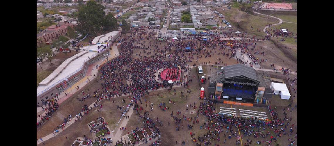 Fue inaugurado el parque  #147General Manuel Belgrano#148