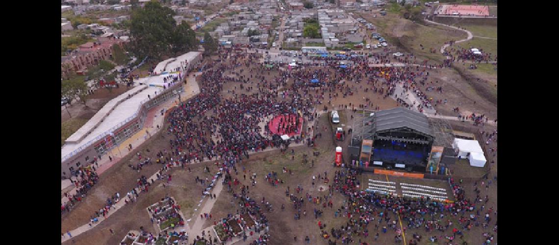 Fue inaugurado el parque  147General Manuel Belgrano148