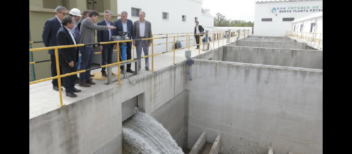 Dejaron habilitada la planta de agua potable en la localidad de Reyes